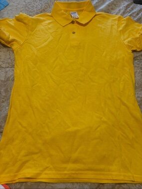 Gildan Yellow Polo Shirt